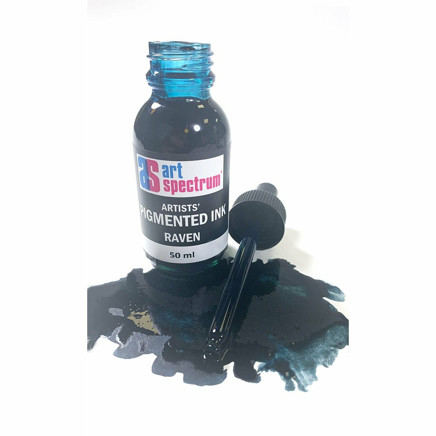 Dark Slate Gray Art Spectrum  Pigmented Ink 50mL Raven Inks