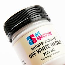 Black Art Spectrum  250mL Artists' Quality Gesso - Off White Acrylic Paints