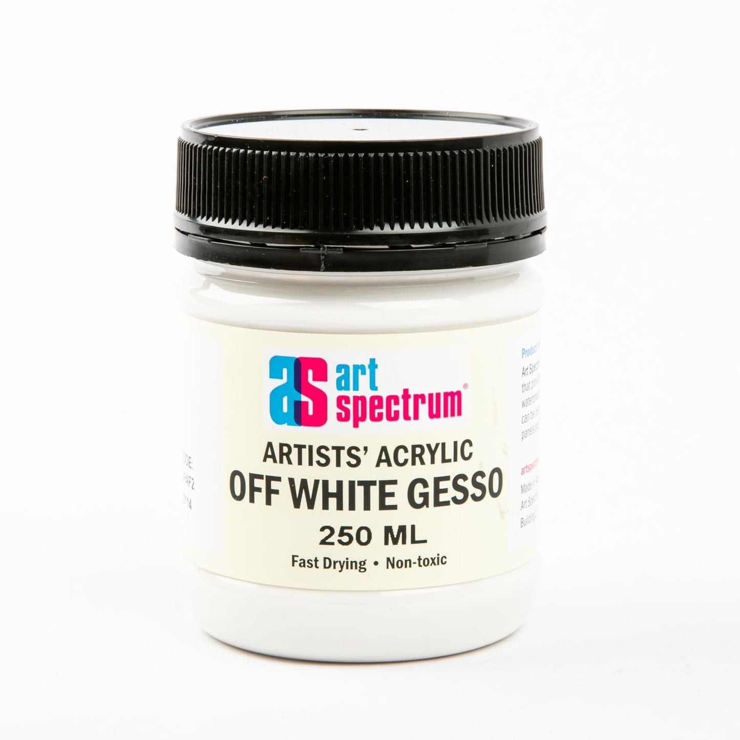 Dark Slate Gray Art Spectrum  250mL Artists' Quality Gesso - Off White Acrylic Paints