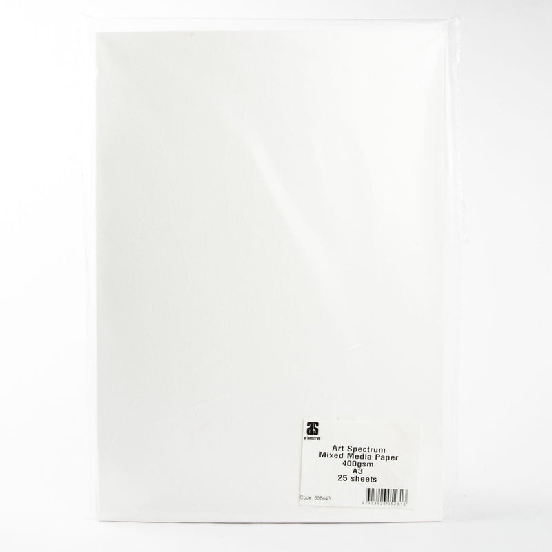 Art Spectrum Mixed Media Paper A3 400GSM 25 Sheets art-spectrum-mixed-media-paper-a3-400gsm-25-sheets