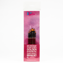 Misty Rose Art Spectrum Studio Series Golden Synthetic Short Handle Brush