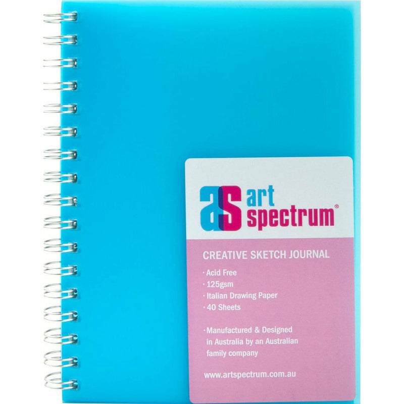 Thistle Art Spectrum  Creative Sketch Journals 125GSM 40 Sheets - A6 Blue Pads