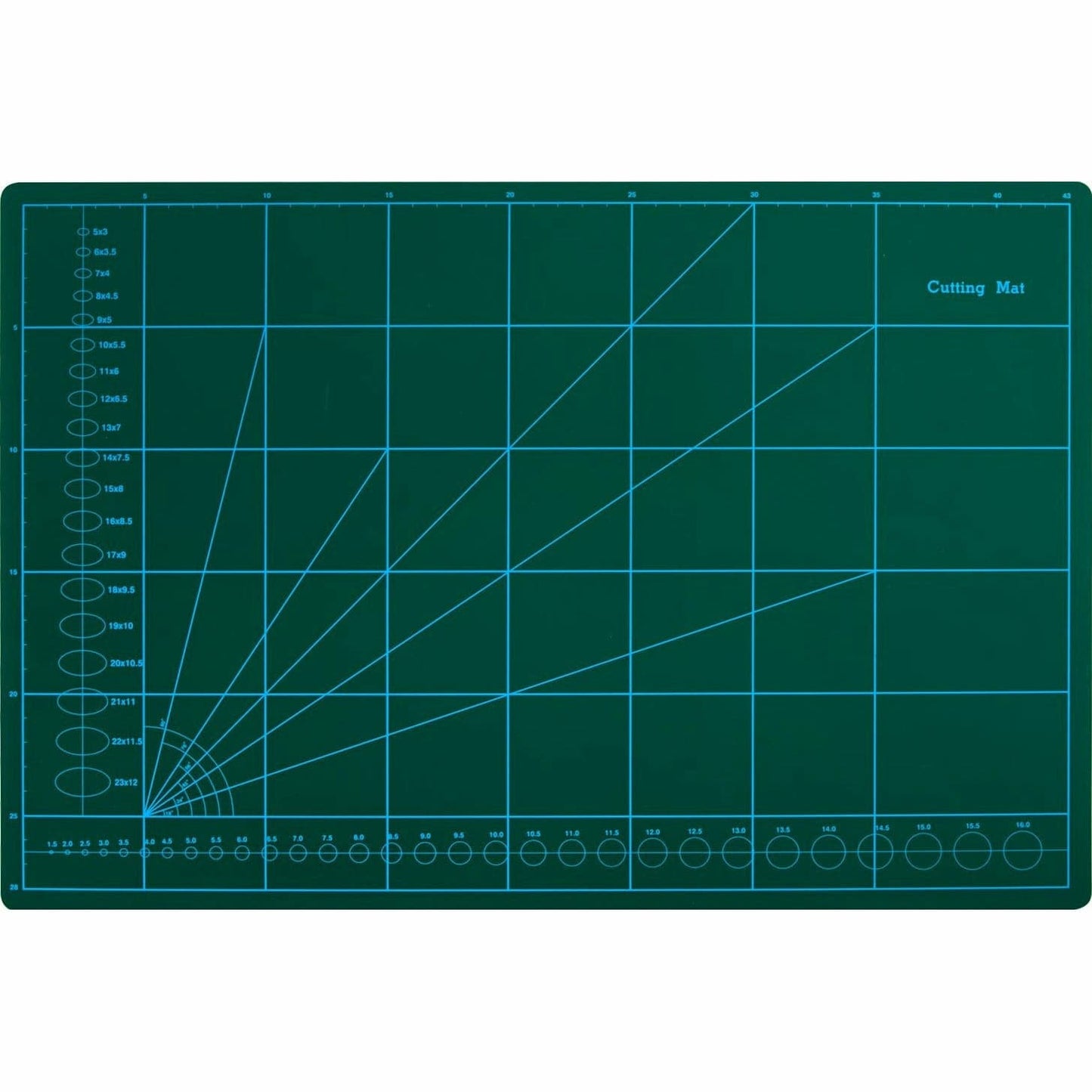 Dark Slate Gray Art Spectrum Cutting Mat Green A3 Quilting and Sewing Tools and Accessories