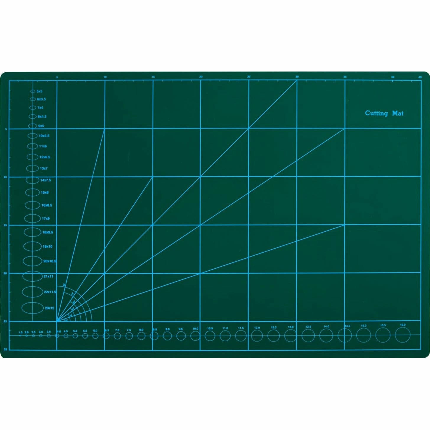 Dark Slate Gray Art Spectrum Cutting Mat Green A3 Quilting and Sewing Tools and Accessories