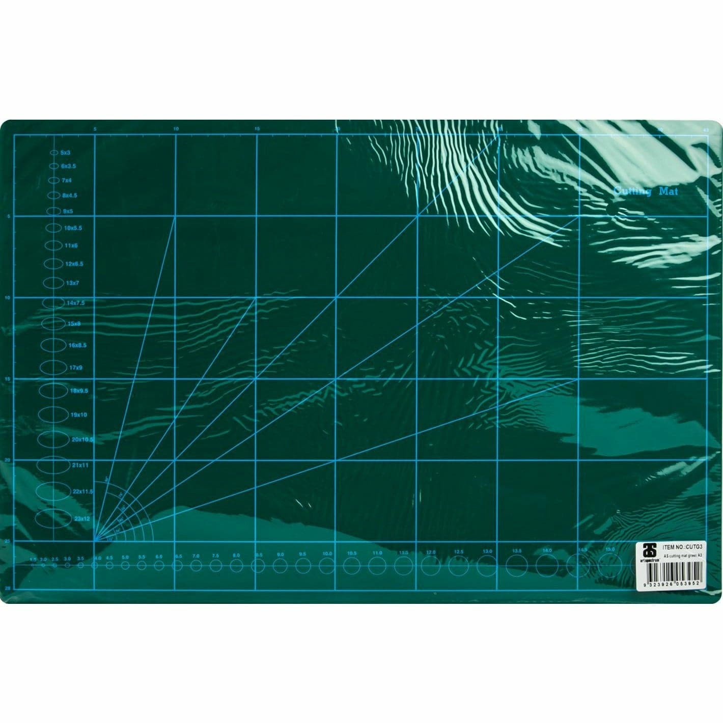 Dark Slate Gray Art Spectrum Cutting Mat Green A3 Quilting and Sewing Tools and Accessories