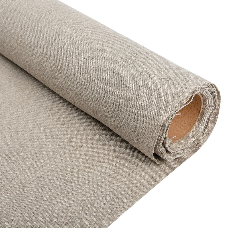 Dark Gray Art Spectrum Belgium Unprimed Linen - Medium Weave 24" X 5metre Roll Canvas and Painting Surfaces