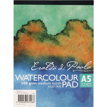 Slate Gray Eraldo di Paolo A5 Watercolour Pad Cold Pressed 300gsm 10 Sheets Watercolour Pads