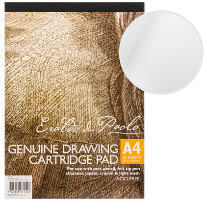 Wheat Eraldo di Paolo A4 Drawing Cartridge Pad 110gsm 25 Sheets Drawing Pads