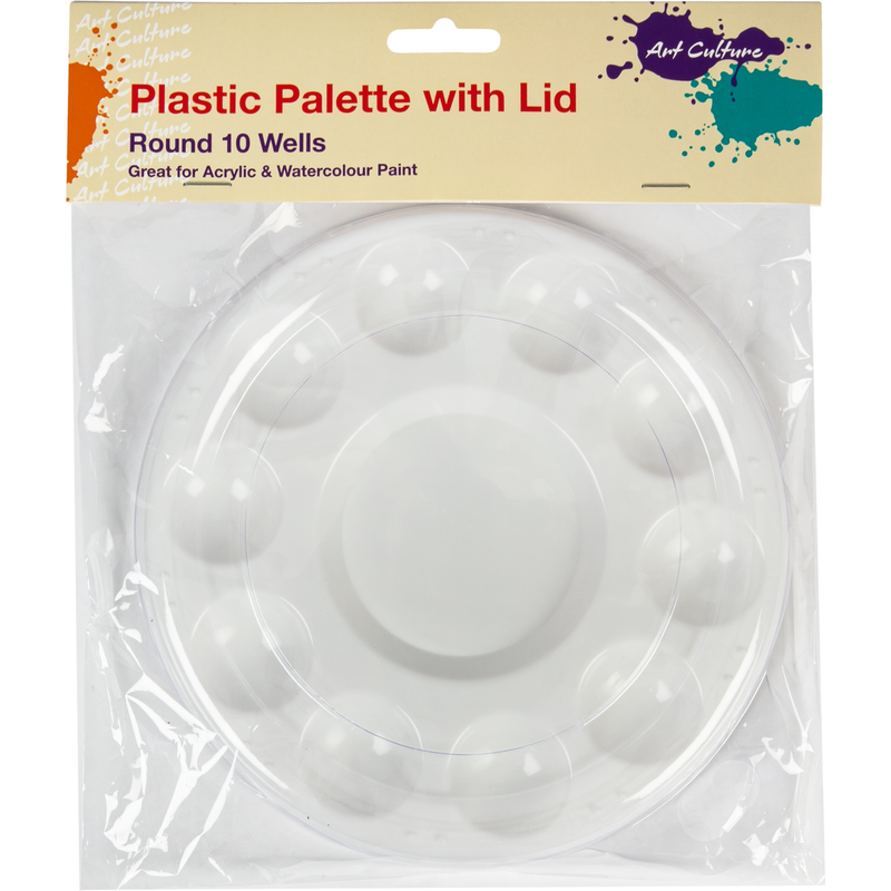 10-Well Round Plastic Palette