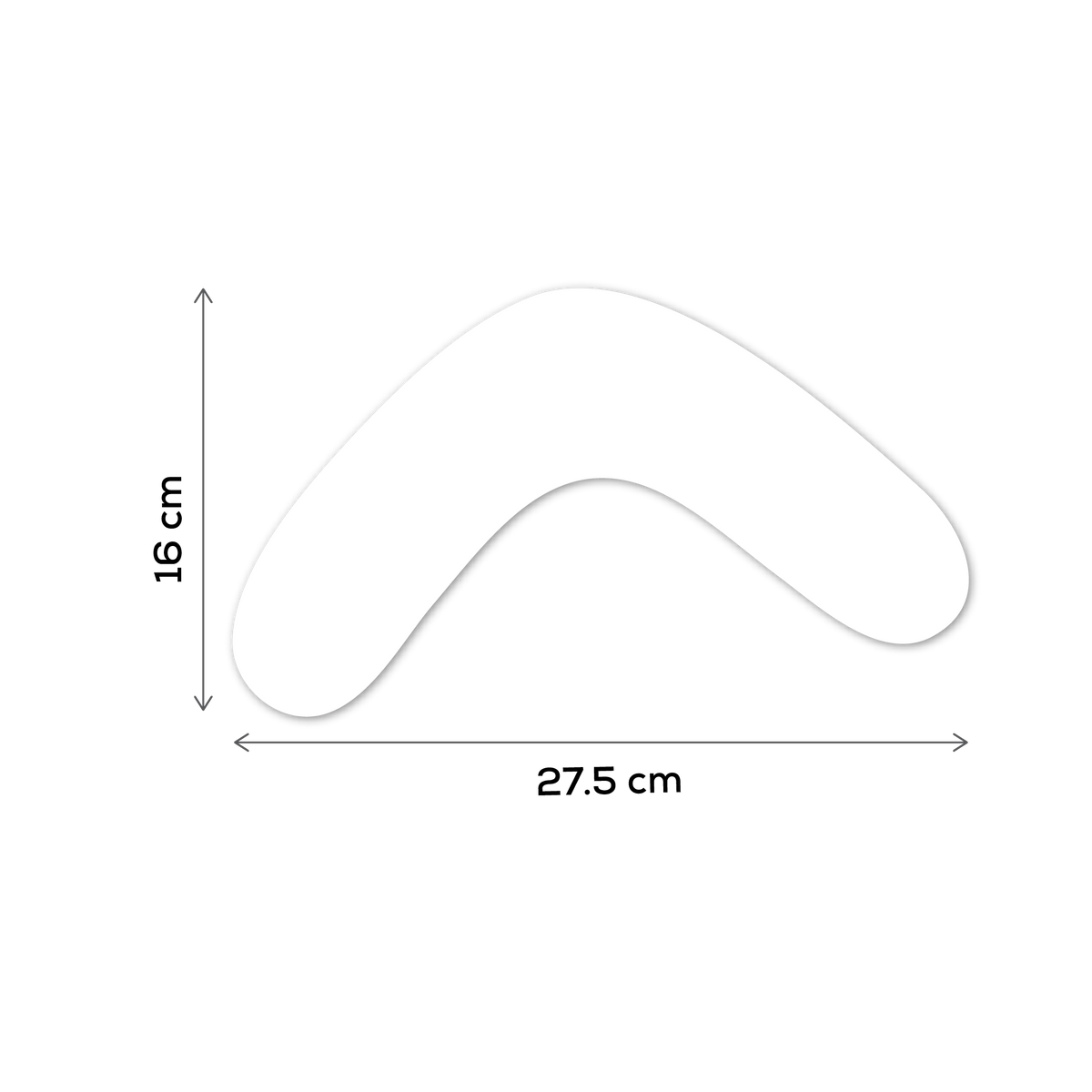 Dim Gray Teacher's Choice Boomerang Cut Outs 25 Pieces - White Educational / Learning