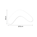 Dim Gray Teacher's Choice Boomerang Cut Outs 25 Pieces - White Educational / Learning