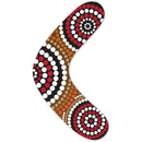 Black Teacher's Choice Boomerang Cut Outs 25 Pieces - White Educational / Learning