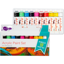 Sea Green Art Culture Acrylic Paint Assorted Colours 75ml 10 Tube Set Acrylic Paints