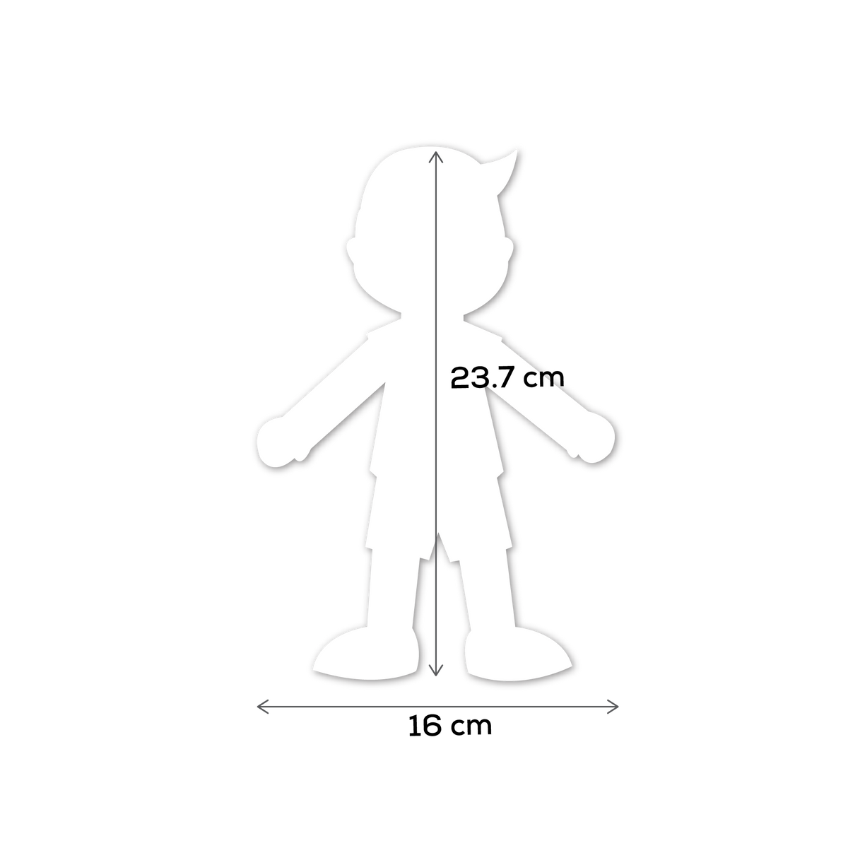 Light Gray Teacher's Choice Boy Paper Cut Outs 25 Pieces Kids Paper Shapes