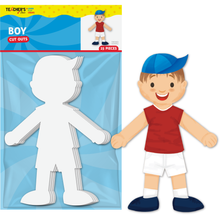 Light Gray Teacher's Choice Boy Paper Cut Outs 25 Pieces Kids Paper Shapes