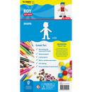 Dodger Blue Teacher's Choice Boy Paper Cut Outs 25 Pieces Kids Paper Shapes