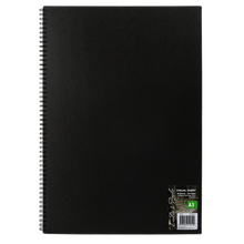 Black Eraldo di Paolo A3 Visual Diary 110gsm White 60 Sheets Visual Diary