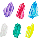 Light Gray Design Line 3D Fabric Paint Set Glitter 37mL (6 Pack) Fabric Paints And Dyes