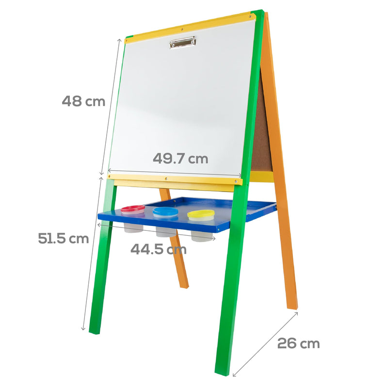 Sea Green Art Star Activity Easel 5 in 1 Kids Easels