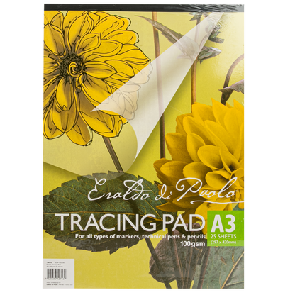 Goldenrod Eraldo di Paolo A3 Tracing Pad 100gsm 25 Sheets Tracing Pads
