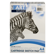 Light Gray The Art Studio A4 Cartridge Sketch Pad 110gsm 25 Sheets Drawing Pads