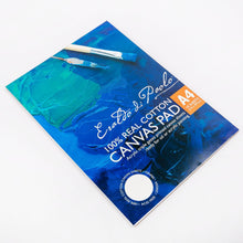 Dark Cyan Eraldo di Paolo Canvas Pad A4 250gsm 10 Sheets Canvas Pad