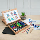 Light Gray The Art Studio Art Class Series Drawing Easel Art Set Drawing and Sketching Sets