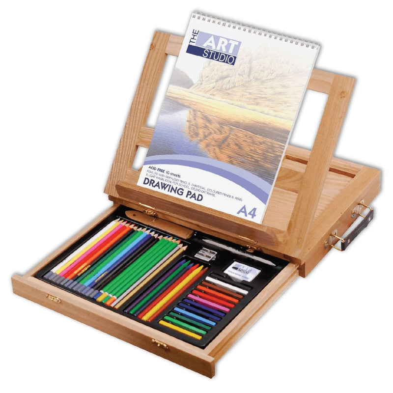 Gray The Art Studio Art Class Series Drawing Easel Set Drawing and Sketching Sets