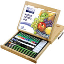 Dark Khaki The Art Studio Art Class Series Acrylic Easel Art Set Acrylic Painting Sets