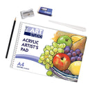 Light Gray The Art Studio Art Class Series Acrylic Easel Art Set Acrylic Painting Sets