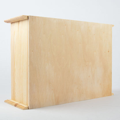 Light Gray Urban Crafter Wooden 20 Drawer Storage Box 31 x 10 x 22cm Boxes