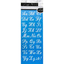 Cornflower Blue Urban Artist Home Decor Stencil Alphabet Script Stencils and Templates