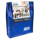 Dark Slate Blue The Art Studio Ultimate Sketch & Paint Art Bag (35 Pieces) Art Accessories