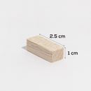 Beige Hobby Line Balsa Bricks 238 Pieces Wood Crafts