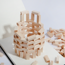 Light Gray Hobby Line Balsa Bricks 238 Pieces Wood Crafts