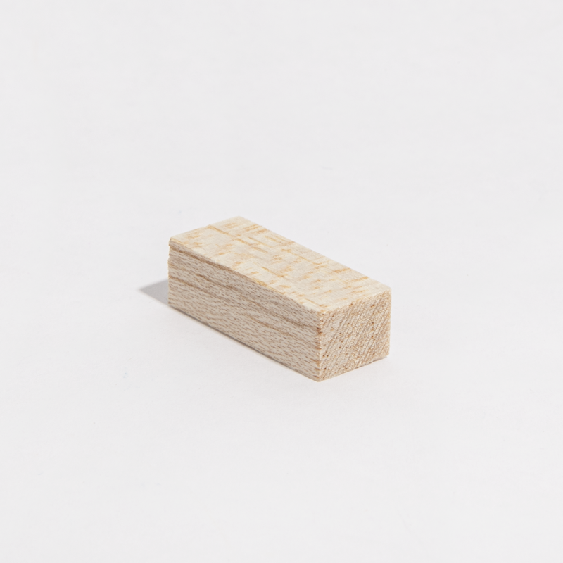 White Smoke Hobby Line Balsa Bricks 238 Pieces Wood Crafts