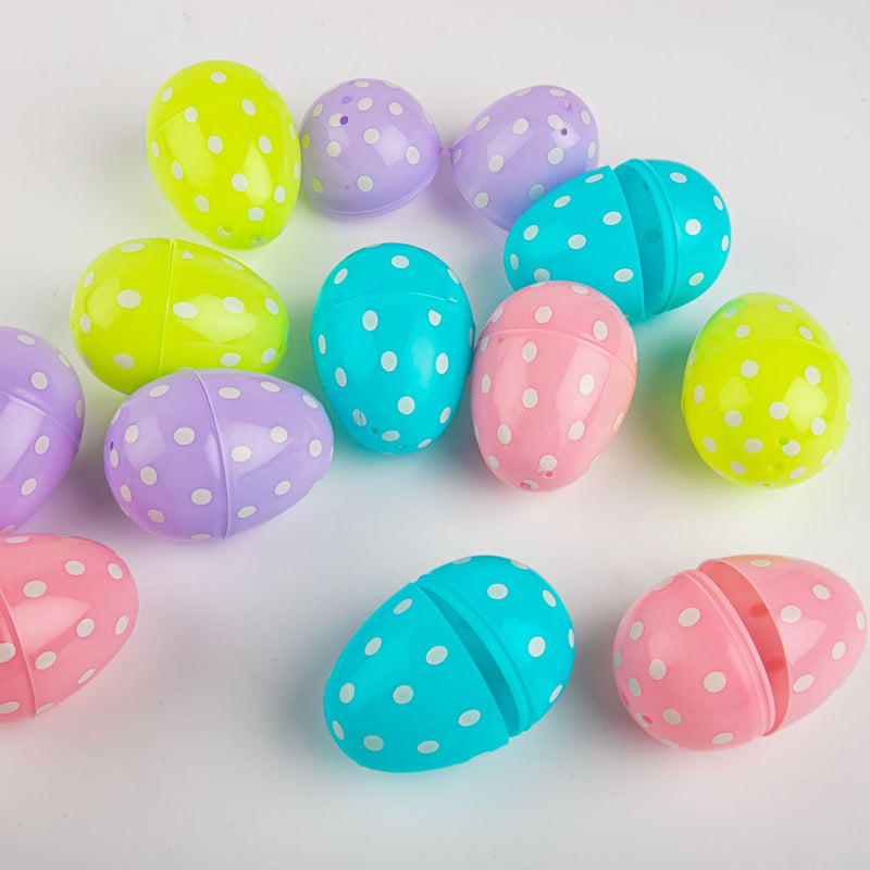 Dark Turquoise Art Star Easter Assorted Plastic Fillable Eggs 12pc Easter