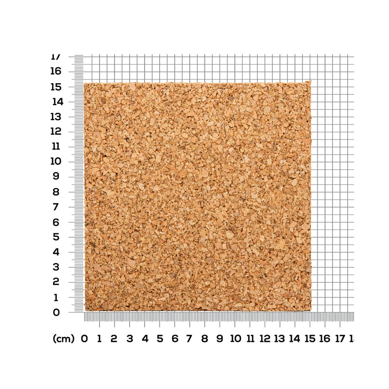 Dark Salmon Urban Crafter Square Cork Tiles 15.24cm x15.24cm x5mm (4 Pieces) Corks