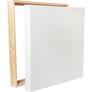 Light Gray Eraldo di Paolo Stretched Canvas with Wood Frame 20 x 20 Inches Gallery Wrapped Stretched Canvas With Wooden Frame