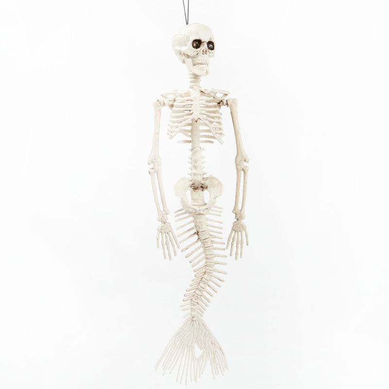 Antique White Art Star Halloween Mermaid Skeleton 40cm Halloween