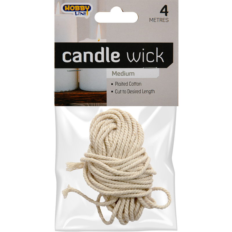 Gray Hobby Line Candle Wick Medium 4m Candle Wicks