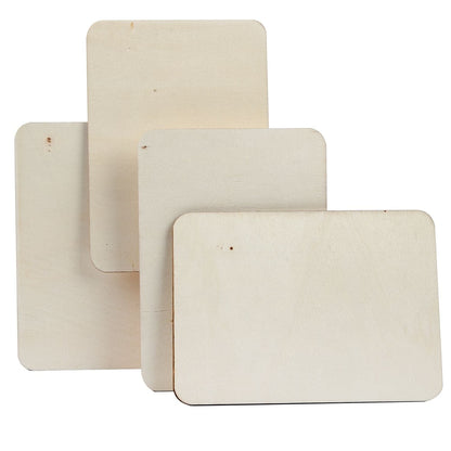 Light Gray Urban Crafter Plywood Panels 17 x 12cm 4 Pack Wood Crafts