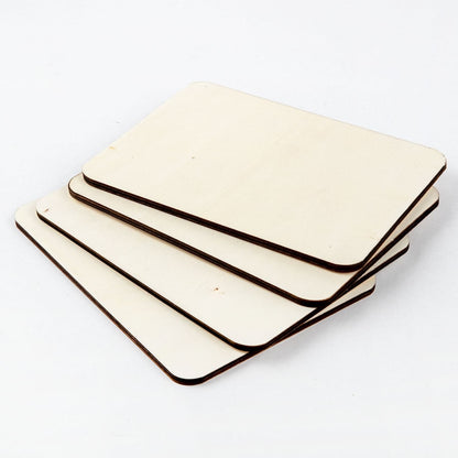 White Smoke Urban Crafter Plywood Panels 17 x 12cm 4 Pack Wood Crafts