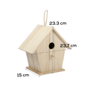 Gray Urban Crafter Paulownia Birdhouse 24x15x23cm Wood Crafts
