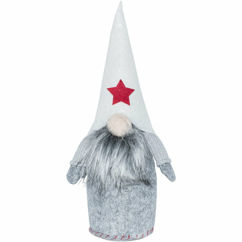 Lavender Make A Merry Christmas  Standing Christmas Gnome With White Hat 28Cm Christmas