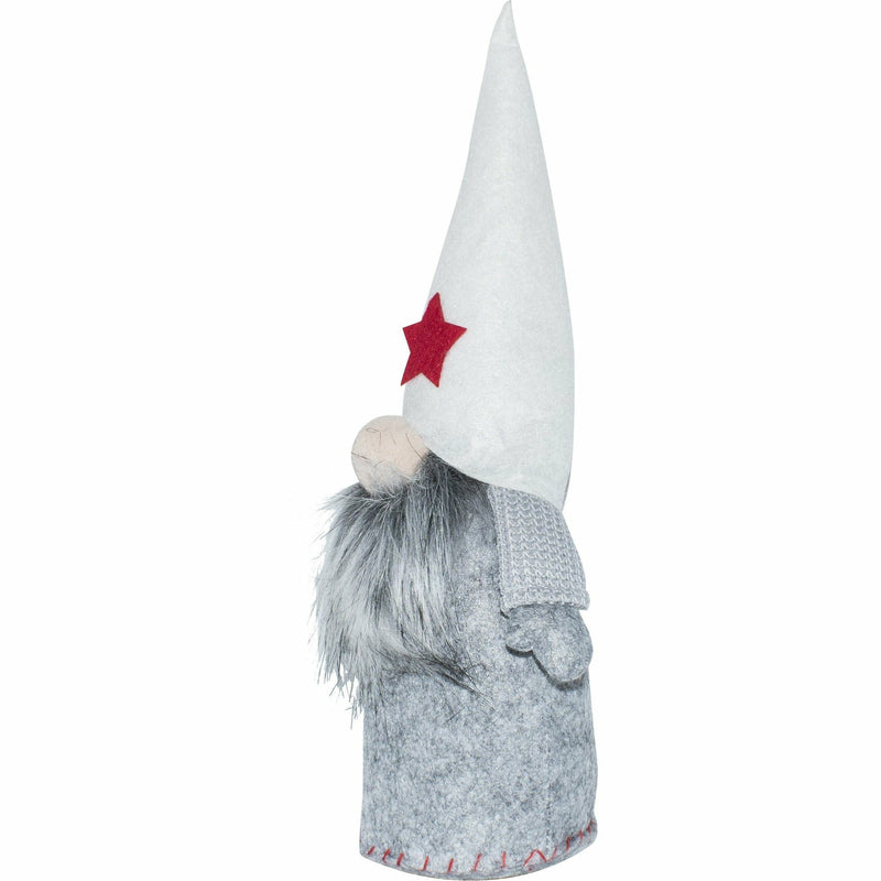 Lavender Make A Merry Christmas  Standing Christmas Gnome With White Hat 28Cm Christmas