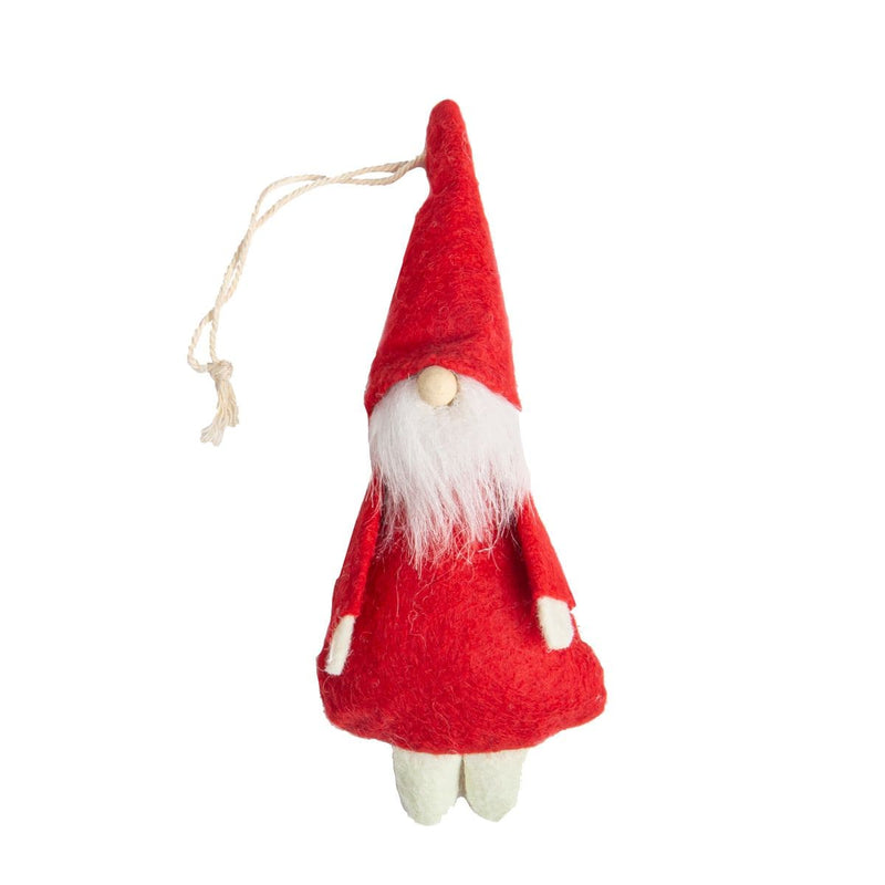 Firebrick Make A Merry Christmas Christmas Hanging Gnome Red Christmas