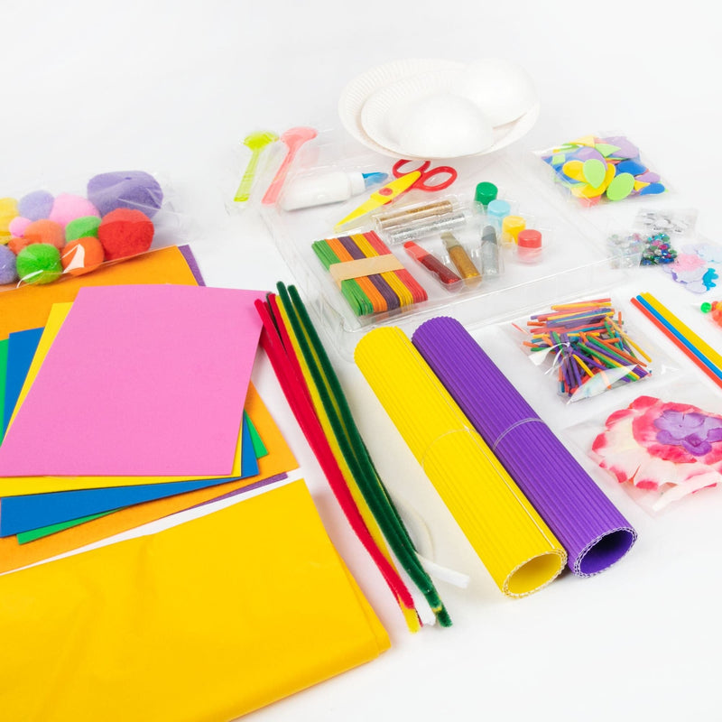 Violet Art Star Jumbo Craft Box (350+ Pieces) Kids Craft Kits