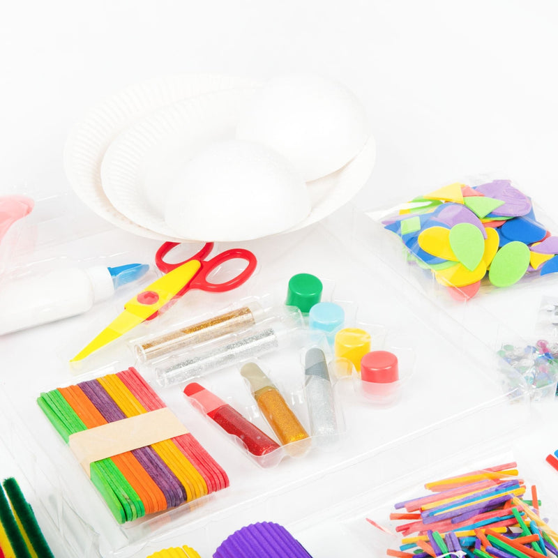 Beige Art Star Jumbo Craft Box (350+ Pieces) Kids Craft Kits