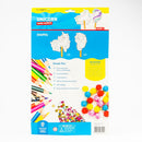 Deep Sky Blue Teacher's Choice Paper Unicorn Puppets on Stick with Googly Eyes 6 Pack Kids Paper Shapes